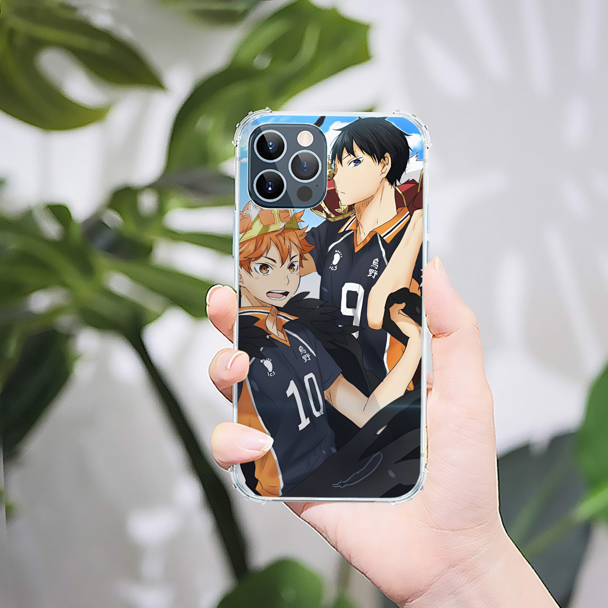 （画像用） ハイキュー!! Haikyu!! 【iPhone 12シリーズ対応】透明スマホケース（クリアソフトケース）
